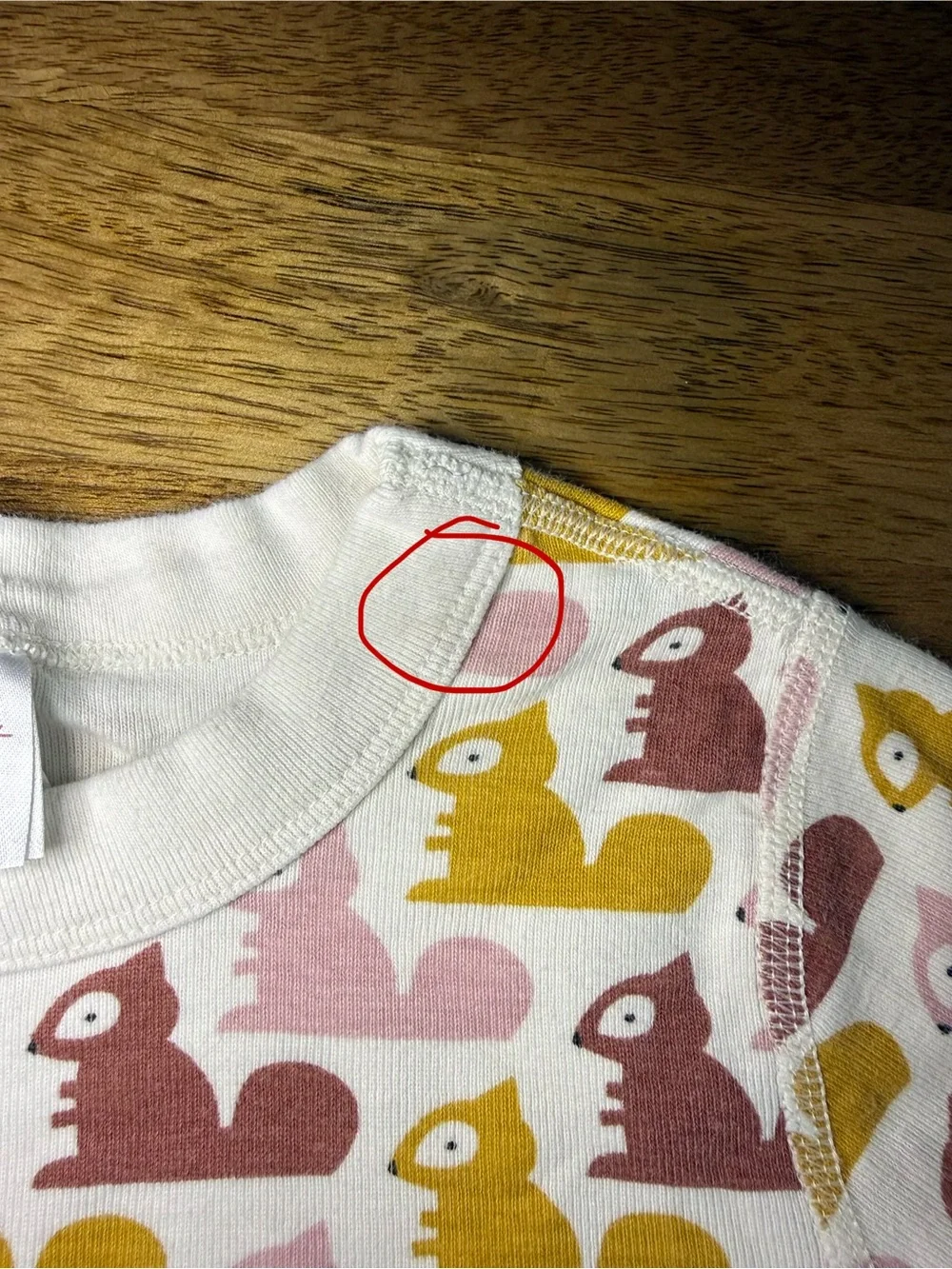 Hanna Andersson Two Piece Organic Cotton Squirrel Pajamas